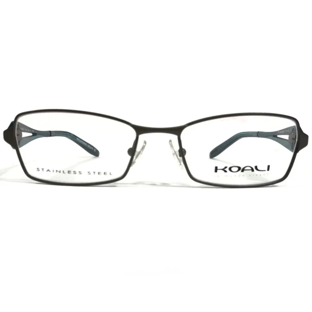 Morel Eyeglasses Frames KOALI 7593S GB042 Grey Blue Rectangular 48-16-135