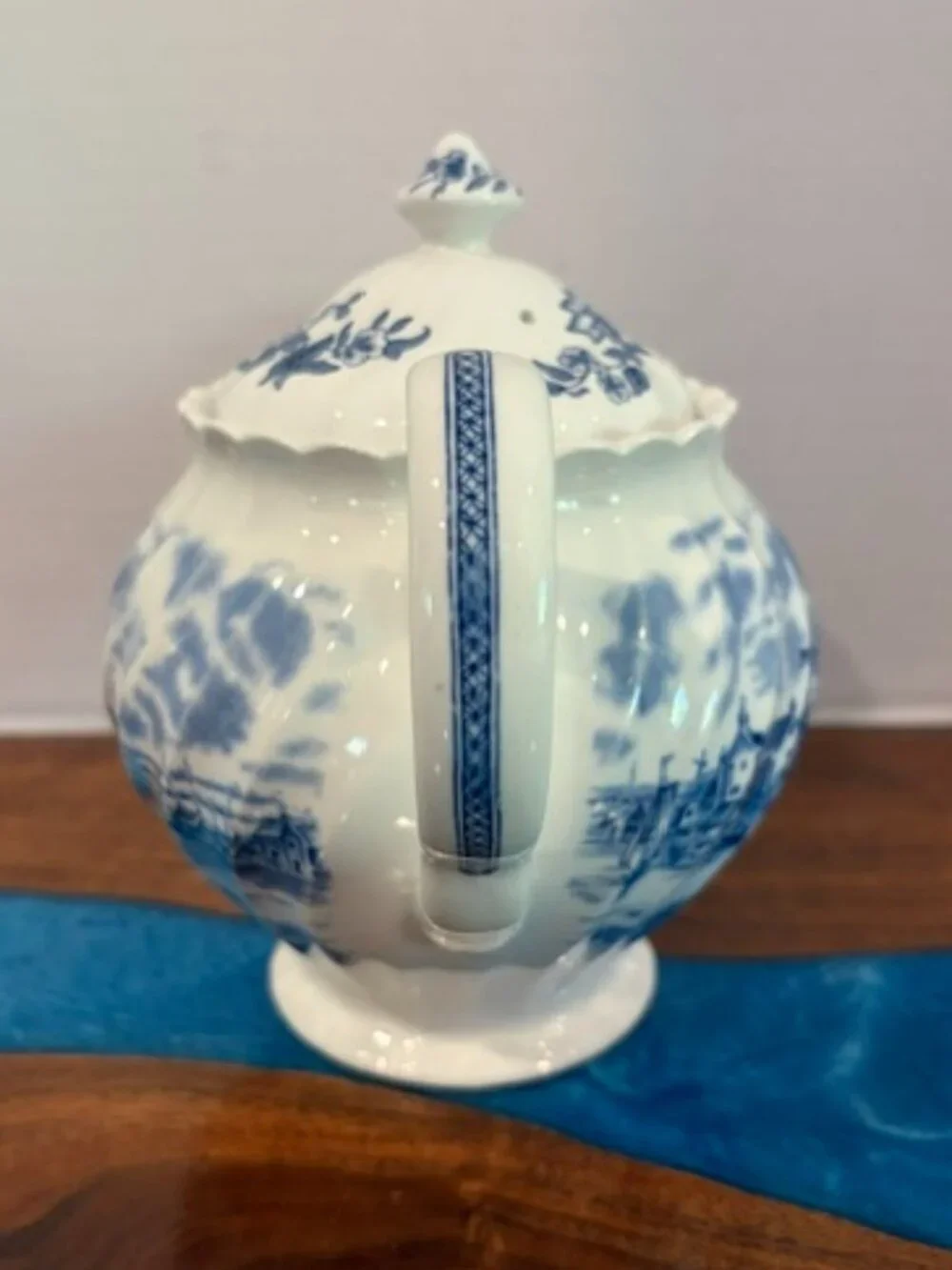 Vintage Johnson Brothers Tulip Time Windmill Teapot