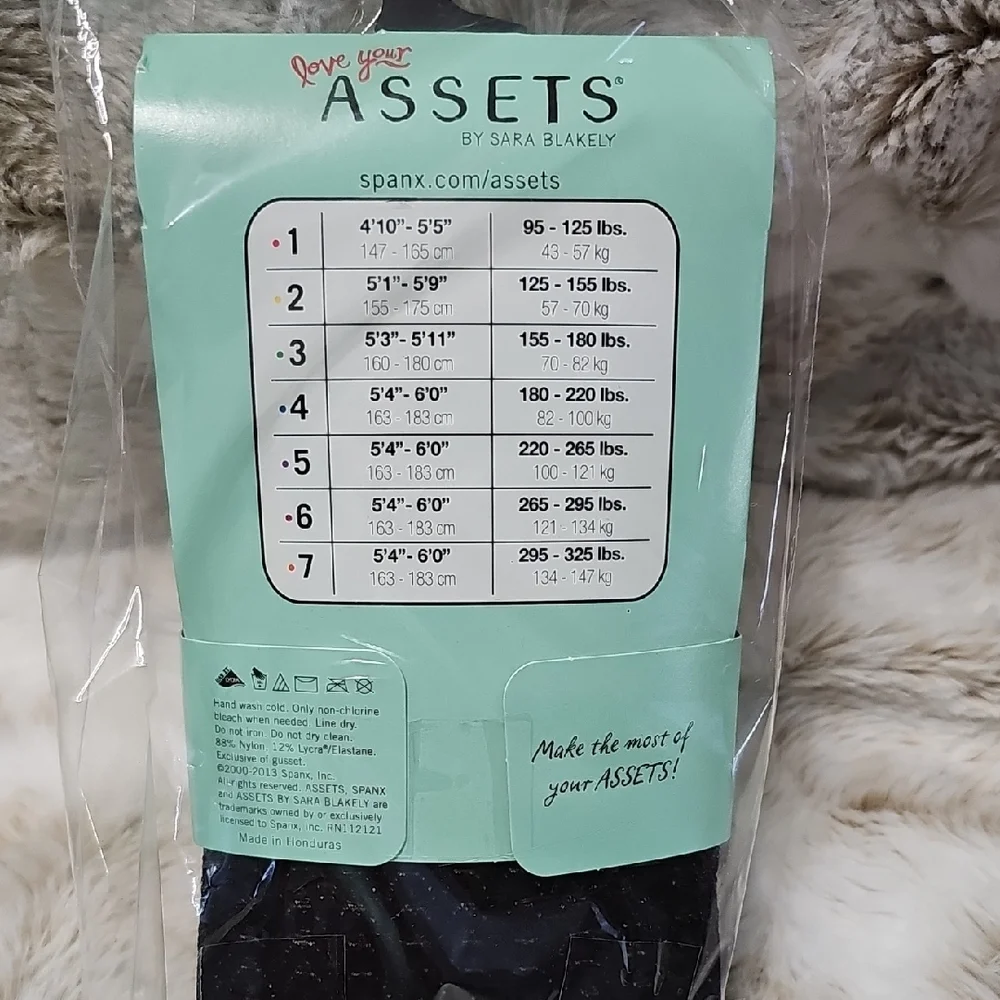 SPANX Black Textured‎ Shaping Tights