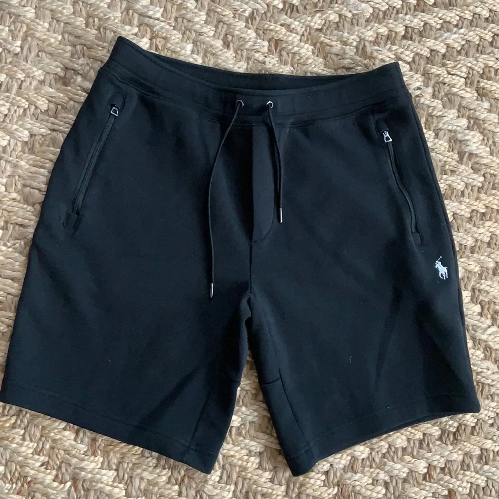 Polo black shorts, size M.