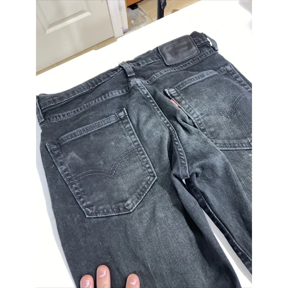 Levi's Mens Jeans 502 Premium 30x30 Black