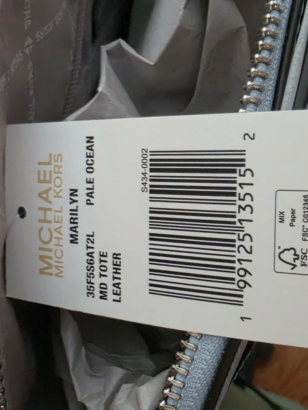 MK - Marilyn Medium Saffiano Leather Tote Bag