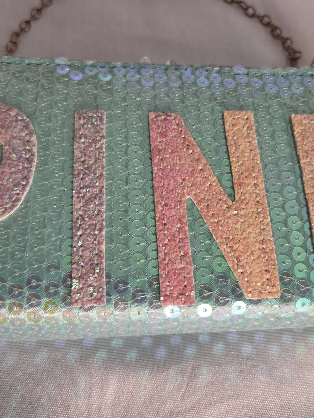 PINK Victorias Secret mint sequin