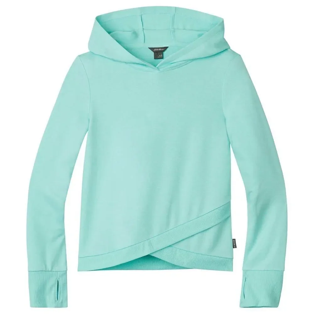 NEW! EDDIE BAUER Youth Girls 3 Piece Set: Tulip Hem Hoodie, Tee and Leggings
