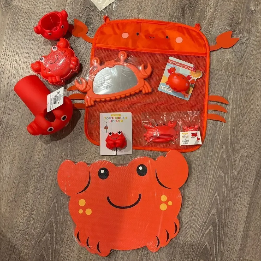 Kid's Crab Bath Set 9 Pieces