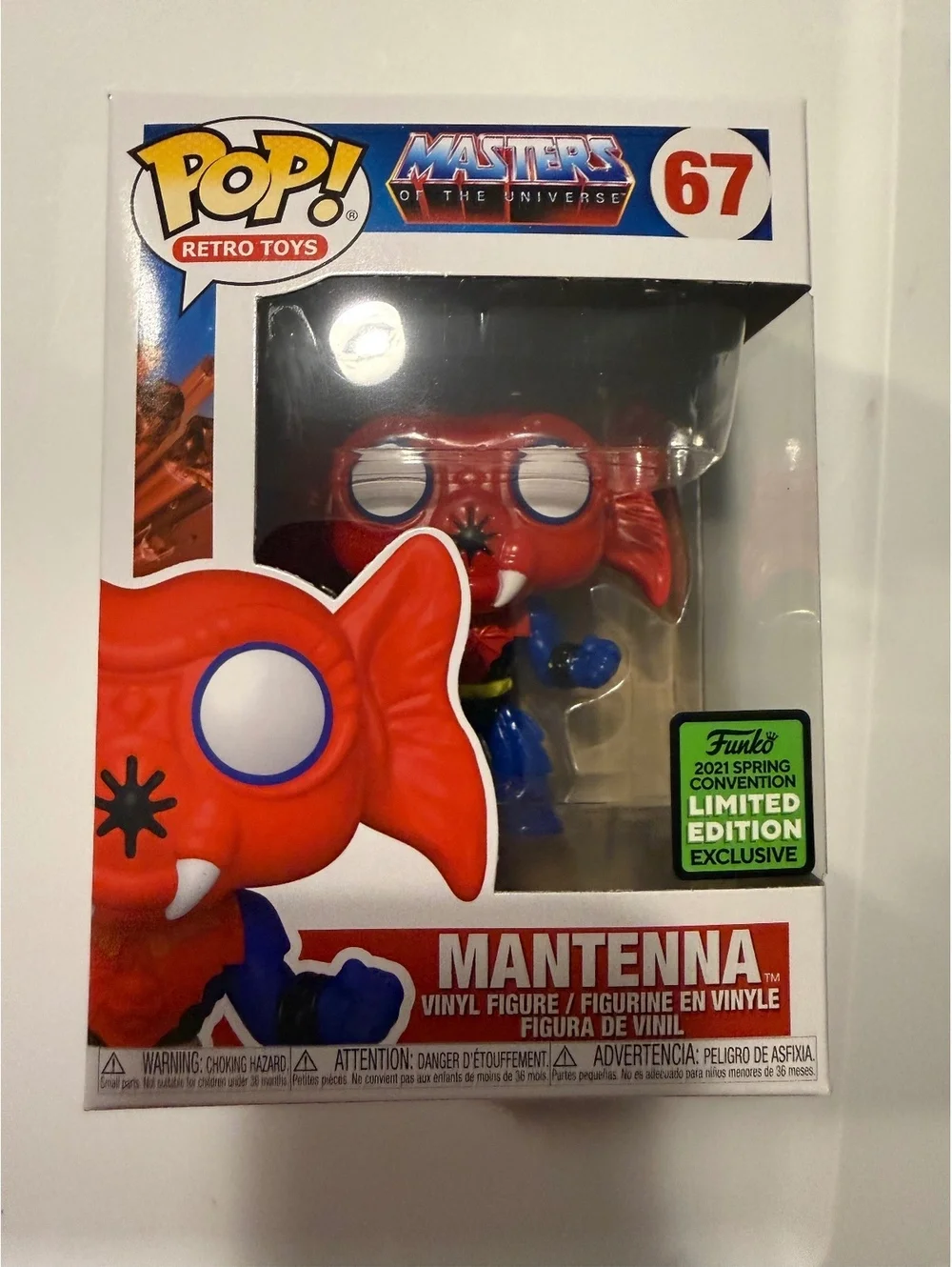 Funko Pop! Retro Toys Masters of the Universe Mantenna #67 2021 Spring Conventio