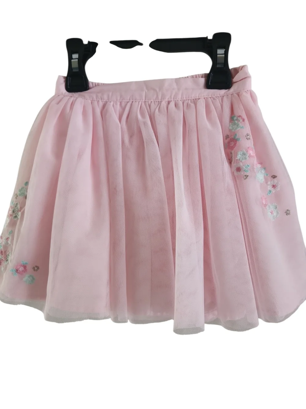 PinkTulle A-Line Skirt Size 3T Embroidered Lined