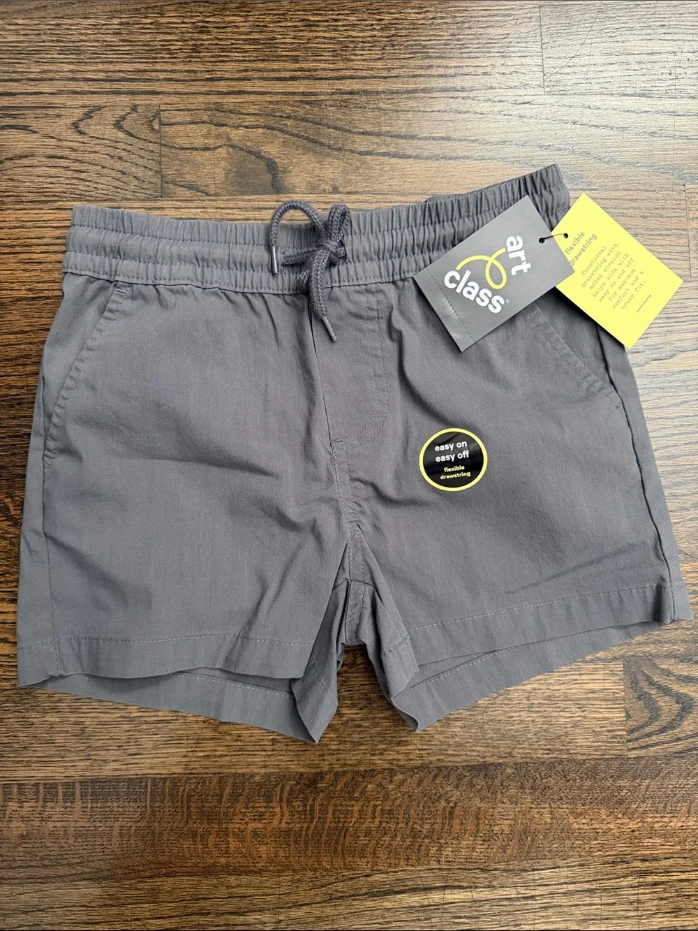 art class Charcoal Elastic Waist Pull-On Shorts