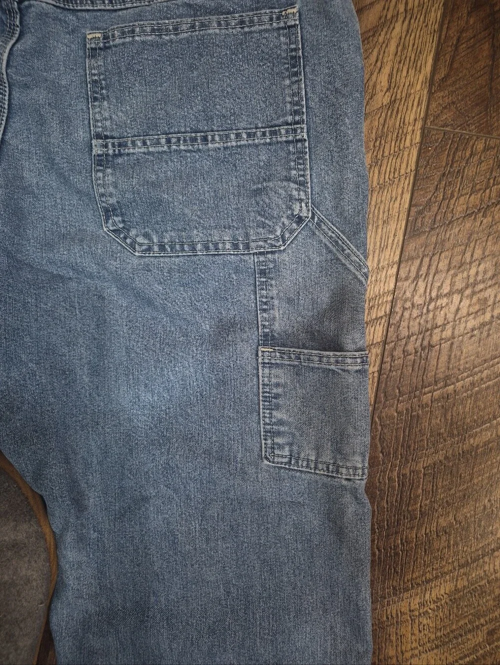 Vintage Lee Dungarees Carpenter Jeans Y2K Baggy Loose 38 X 30