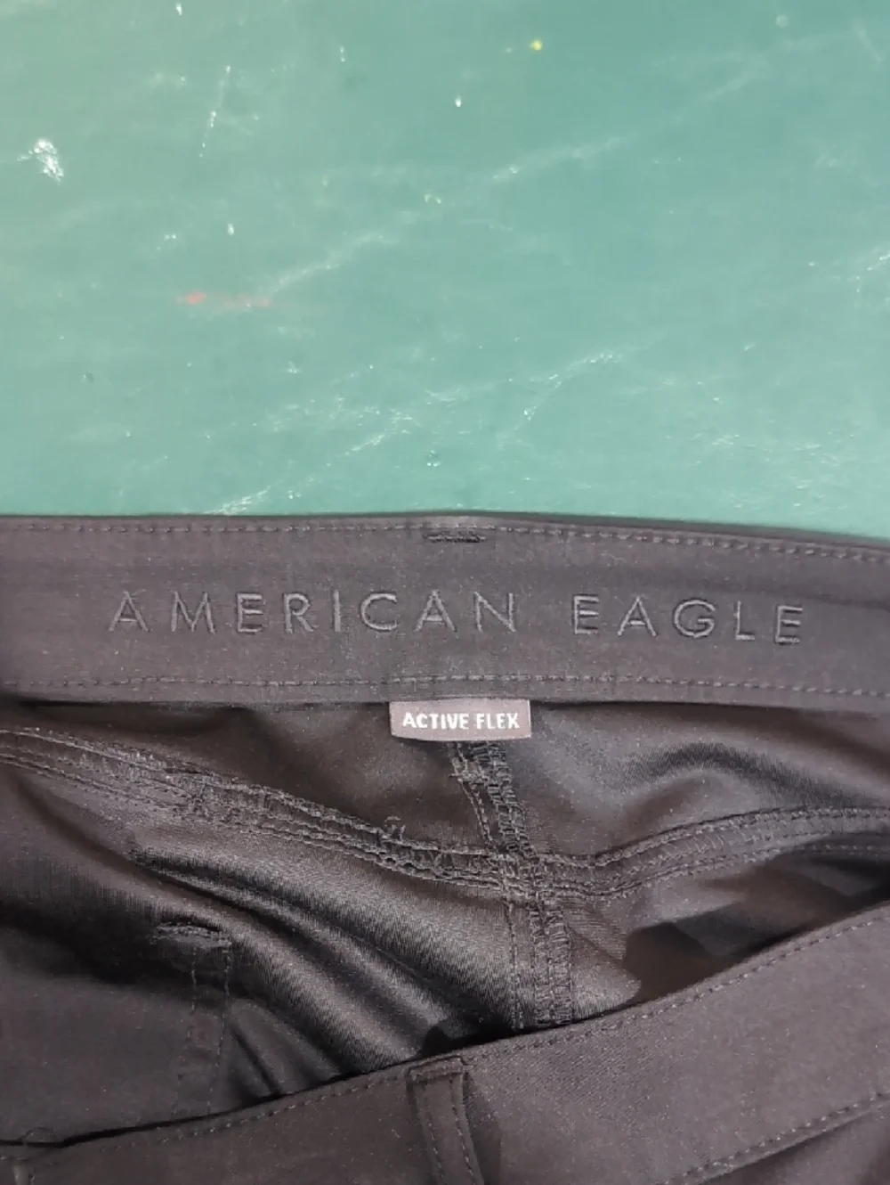 American Eagle Active Flex Men's Black Performance Straight Leg Pants  Size 36