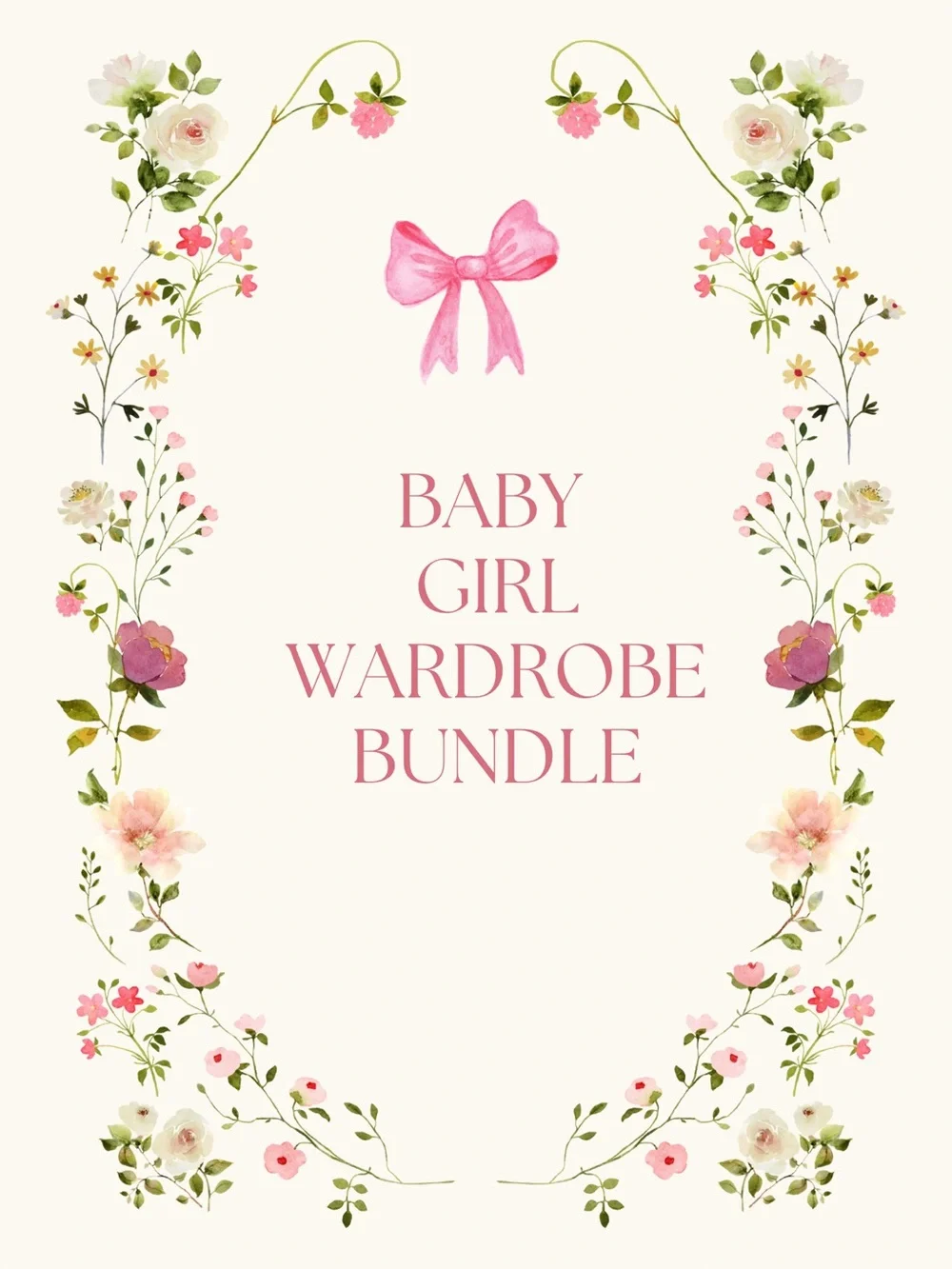12 Month Bundle Box Baby Girl Wardrobe Carter’s Hanna Andersson & More