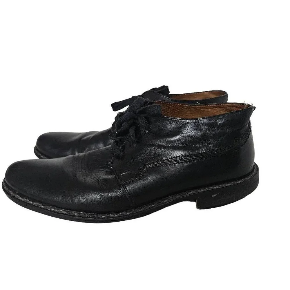 John Varvatos black shoes for men made in Italy