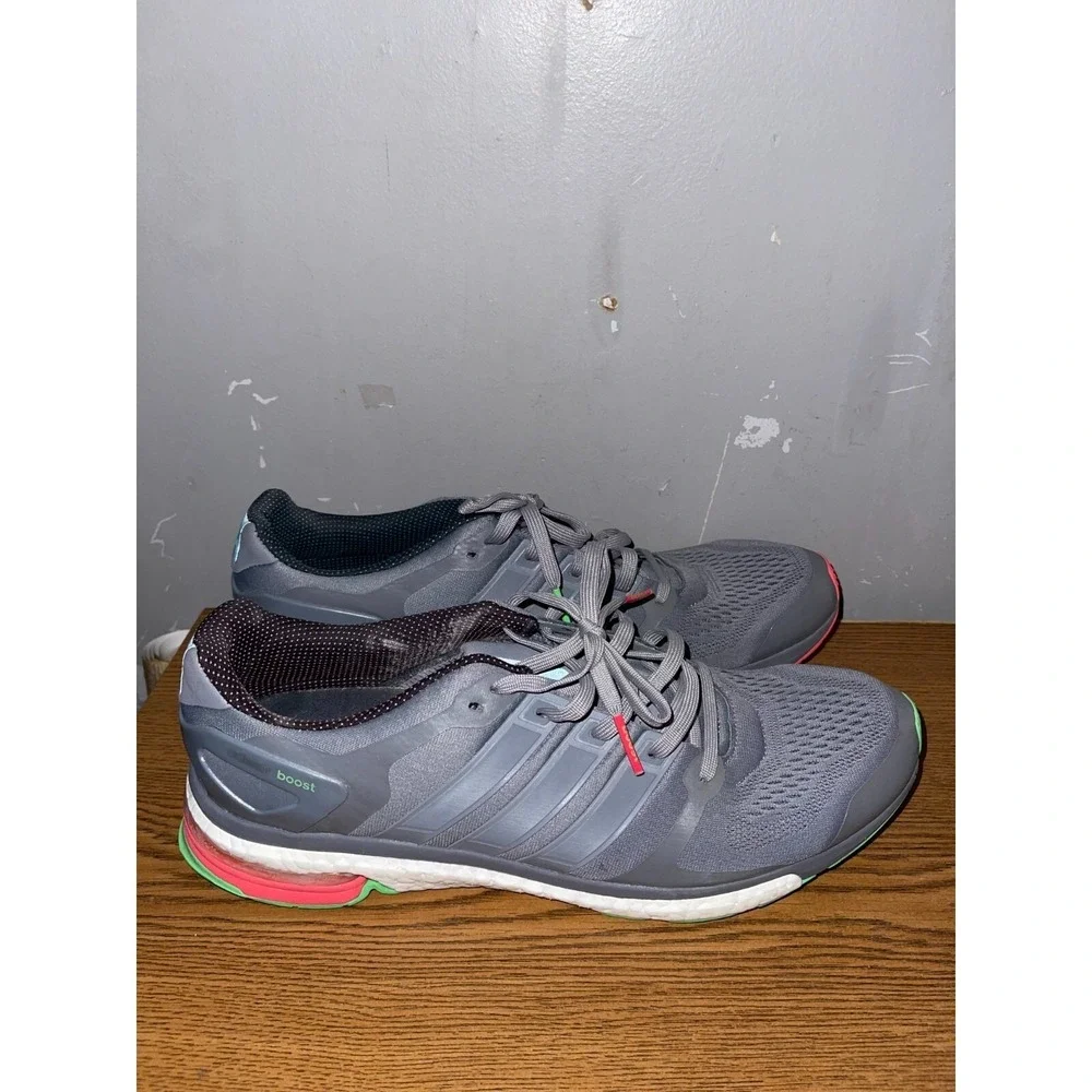 Adidas Adistar Boost m Chill‎ Men Running Shoes Grey Size 14