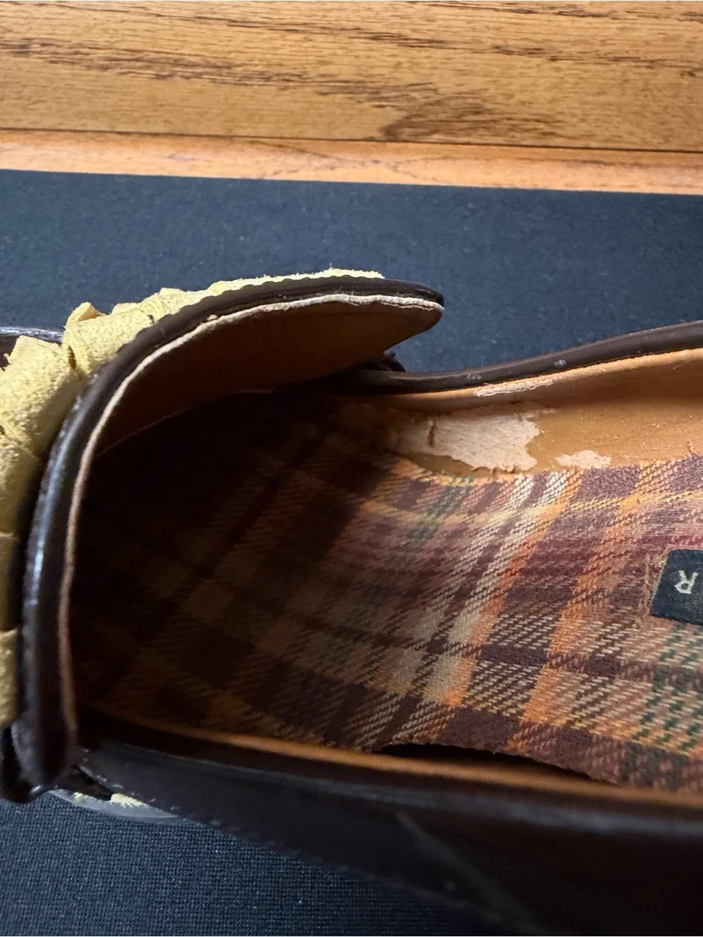 Tommy Hilfiger Vintage Kiltie Stacked Heel Loafer Size 7