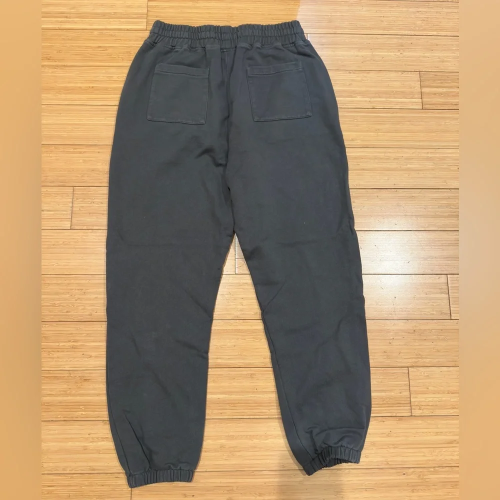 AllSaints Underground Charcoal Logo Joggers Men’s Size M Made in Portugal