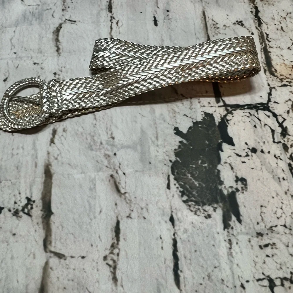 Silver‎ Braided Women's Belt bohemian