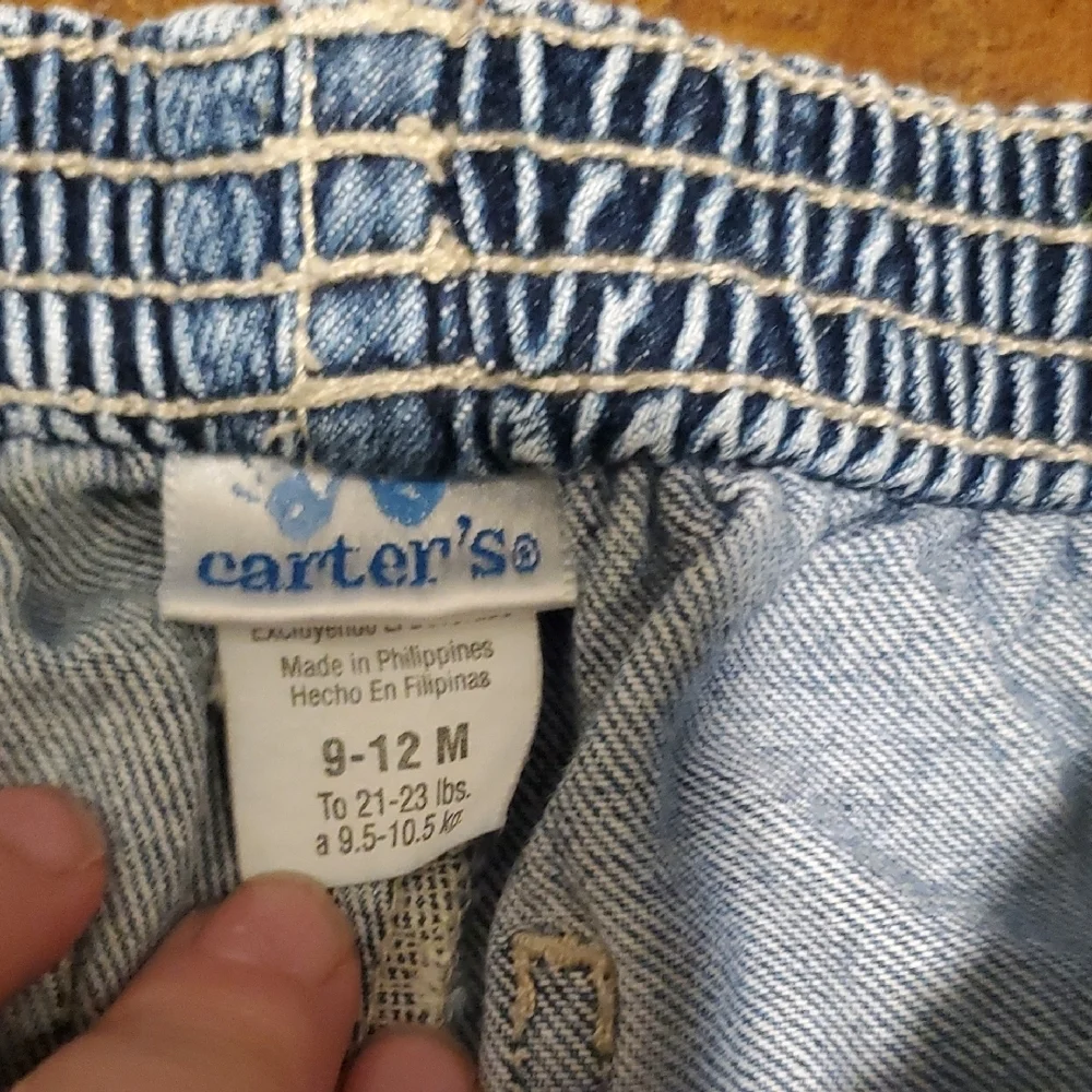 🐻     Carter's Blue Denim Jeans with Elastic Waist