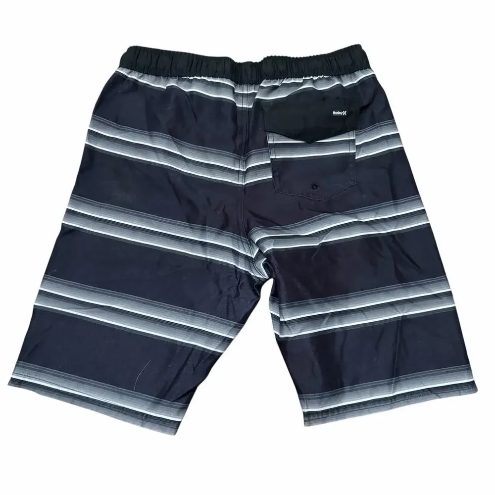 Lot of 3 Boys Bathing Suits Hurley Cat & Jack Body Glove Sz M