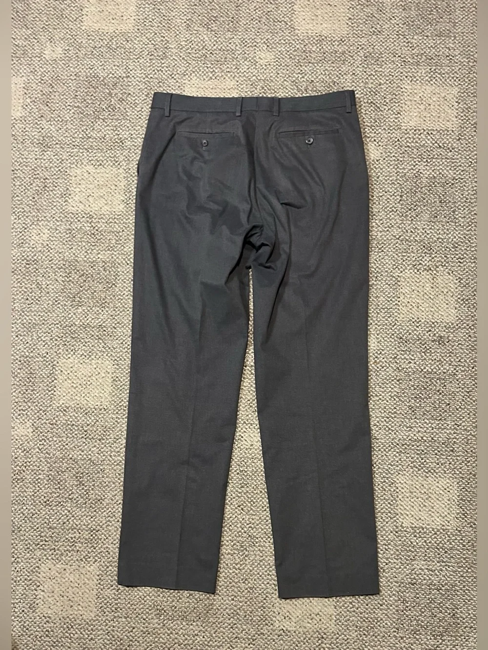 Banana Republic Men's Gray Dress Pants, Size 36x33 Standard Fit