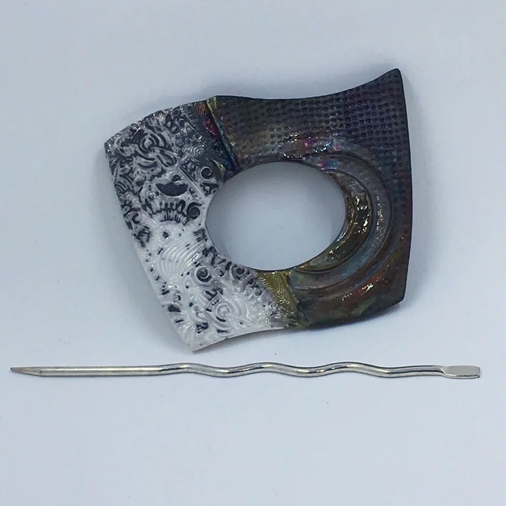 Dimensions Raku-Fired Clay hand made