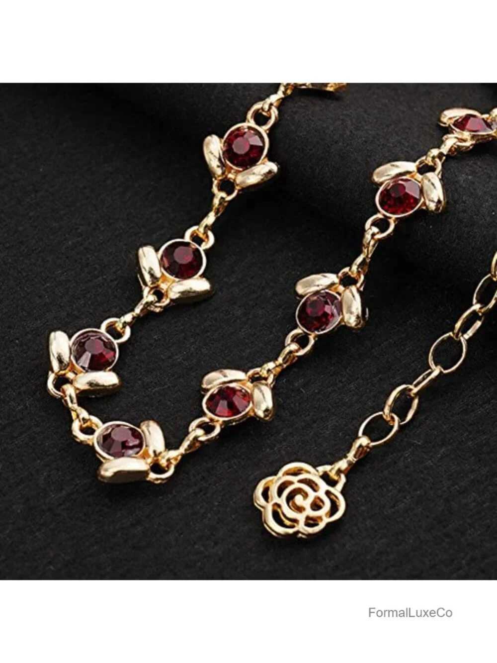 Rhinestone Crystal Waist Chain Belt for Dresses