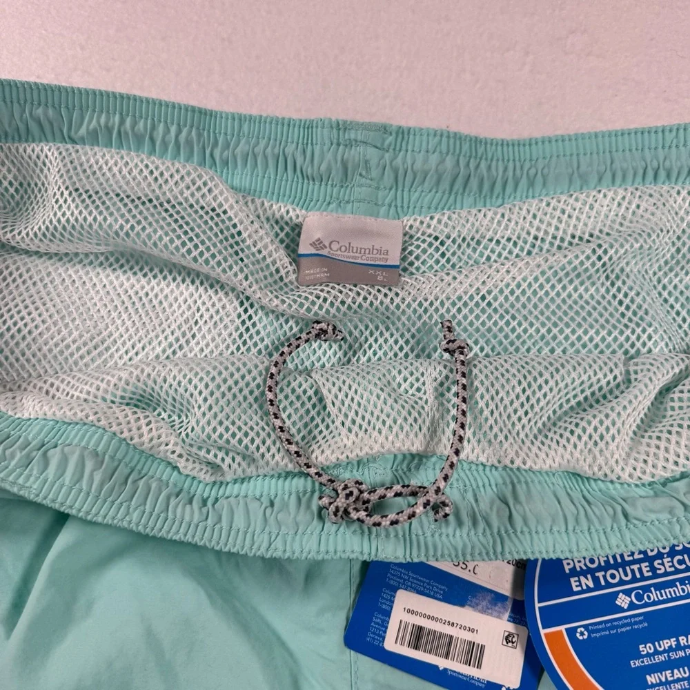Columbia Men’s XXL Backcast III Turquoise Water Shorts NWT‎