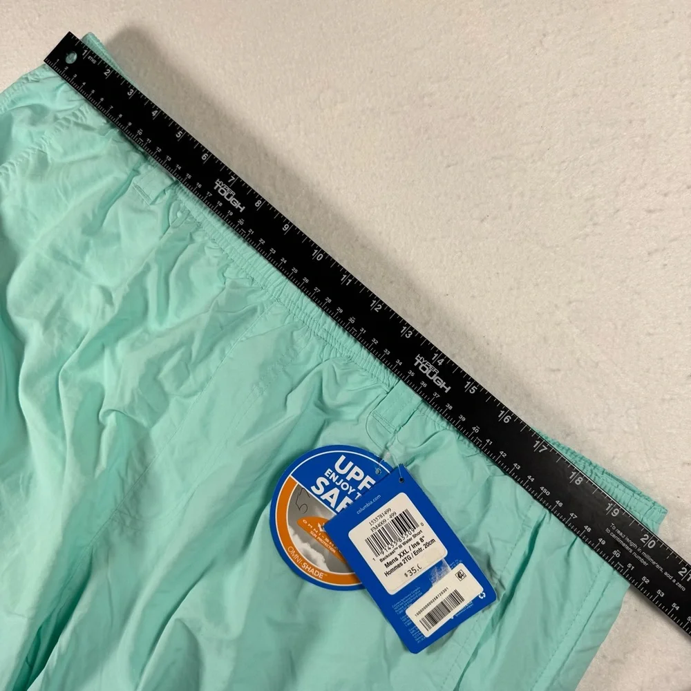 Columbia Men’s XXL Backcast III Turquoise Water Shorts NWT‎