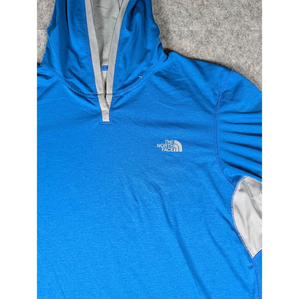 The North Face Mountain Athletics Blue FlashDry-XD Pullover Hoodie Mens M