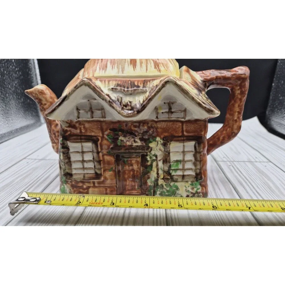 Vintage Price Kensington England Teapot Cottage Ware Ye Olde Cottage Ceramic Lid