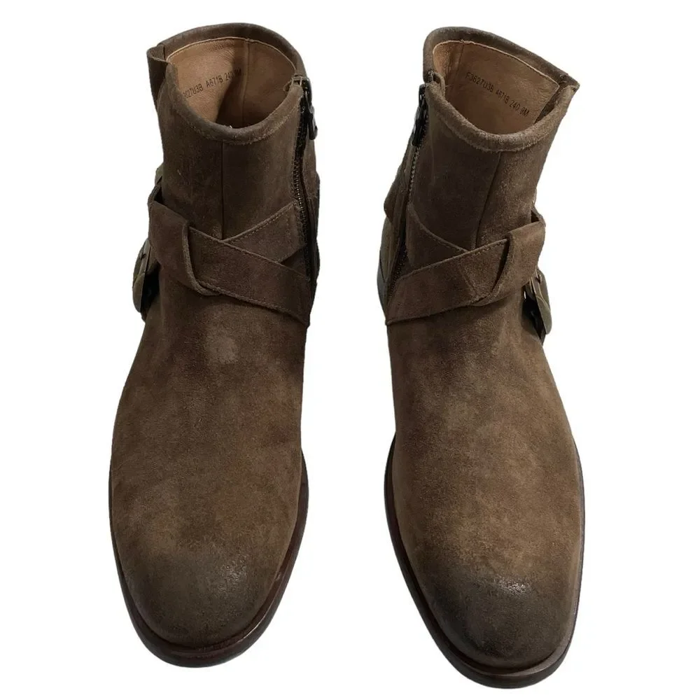 John Varvatos suede ankle