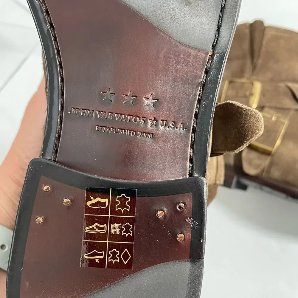 John Varvatos suede ankle