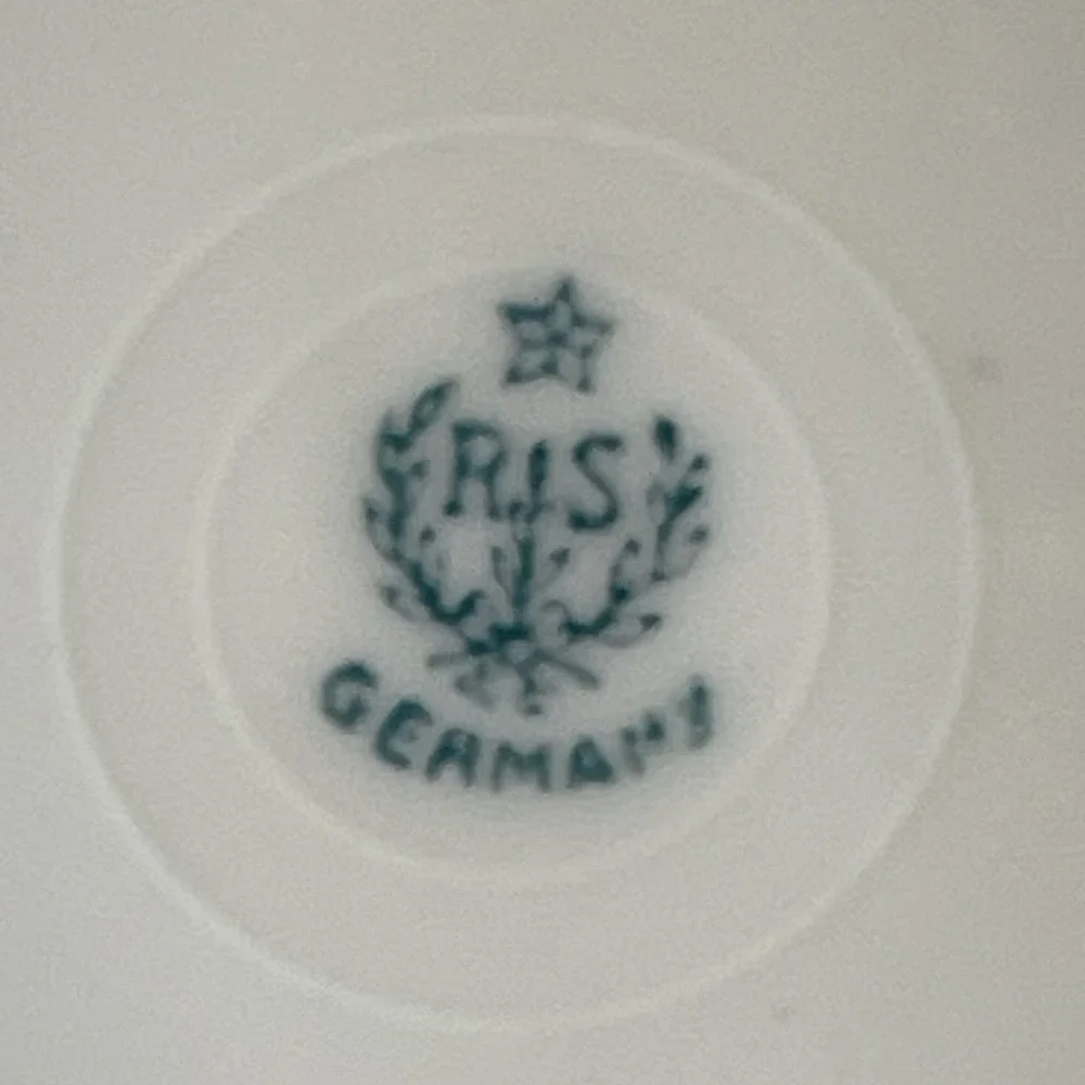 Antique Reinhold Schlegemilch RS Germany Porcelain Dessert Plates Hand Painted
