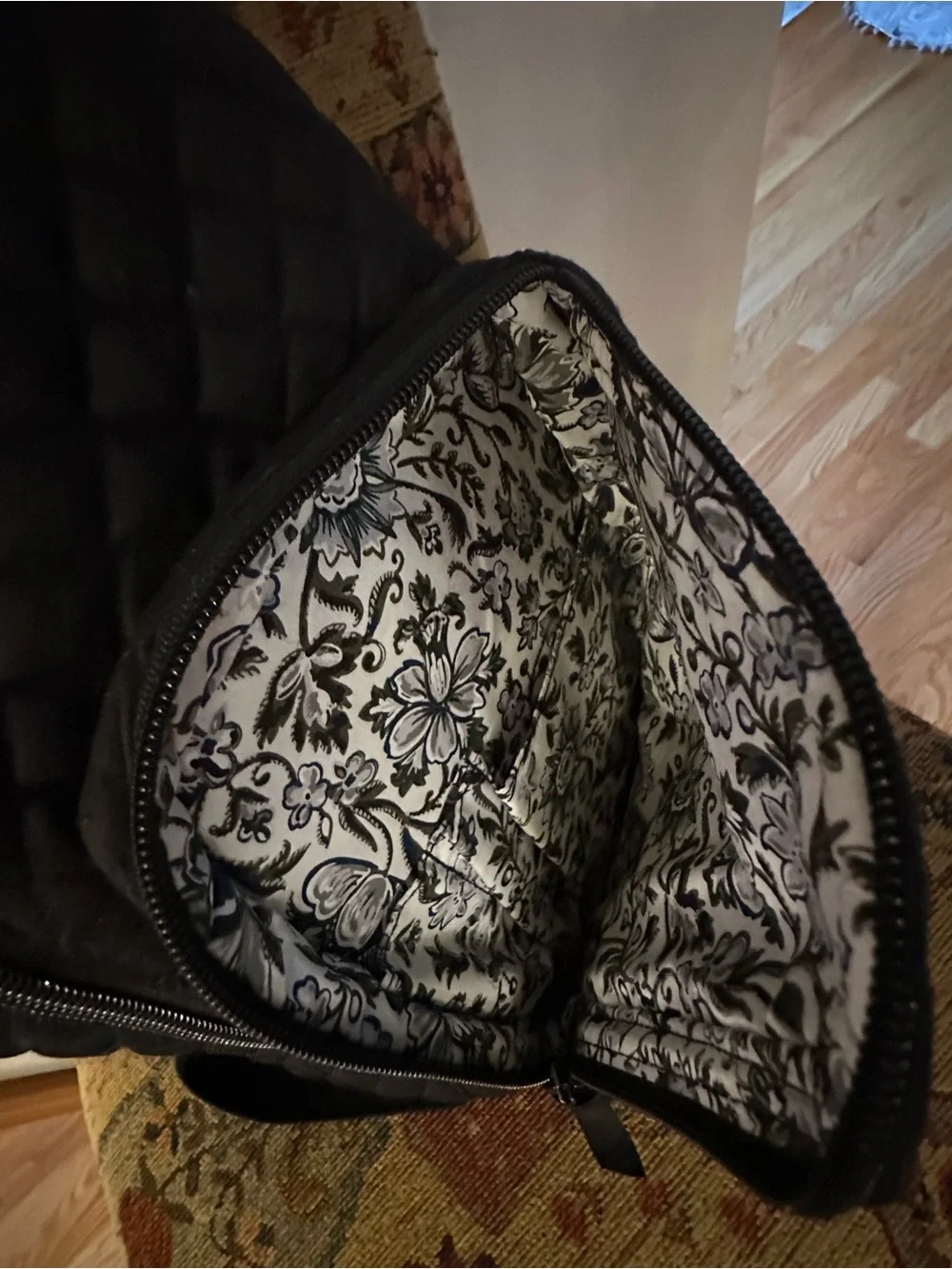 Vera Bradley pumpkin quilted patch