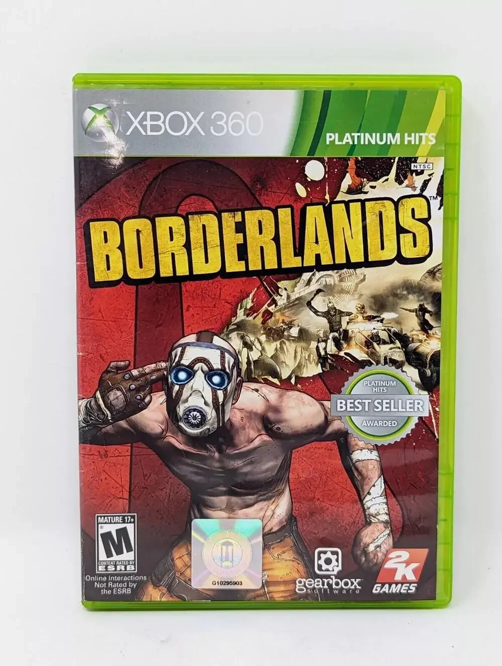 Borderlands Game Microsoft Xbox 360 2009 Complete Manual Tested