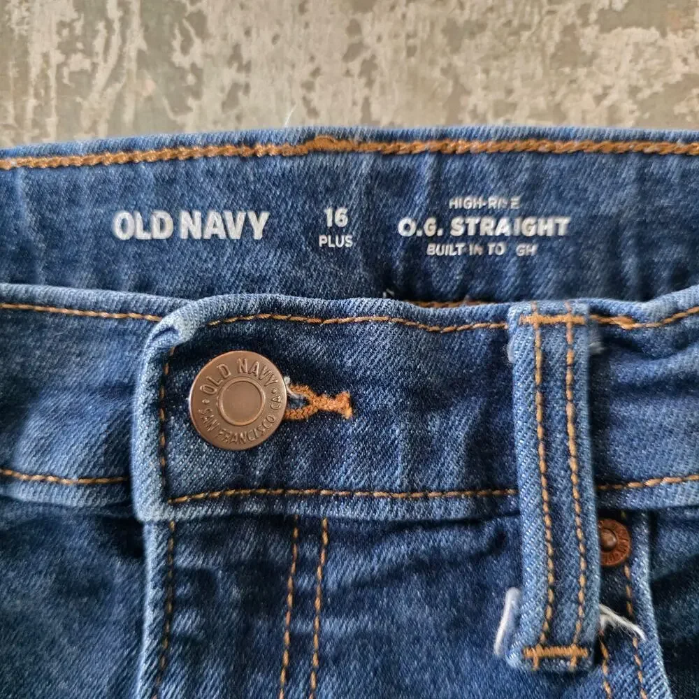 Old Navy High-rise OG Straight Leg Girls Jeans size 16 plus