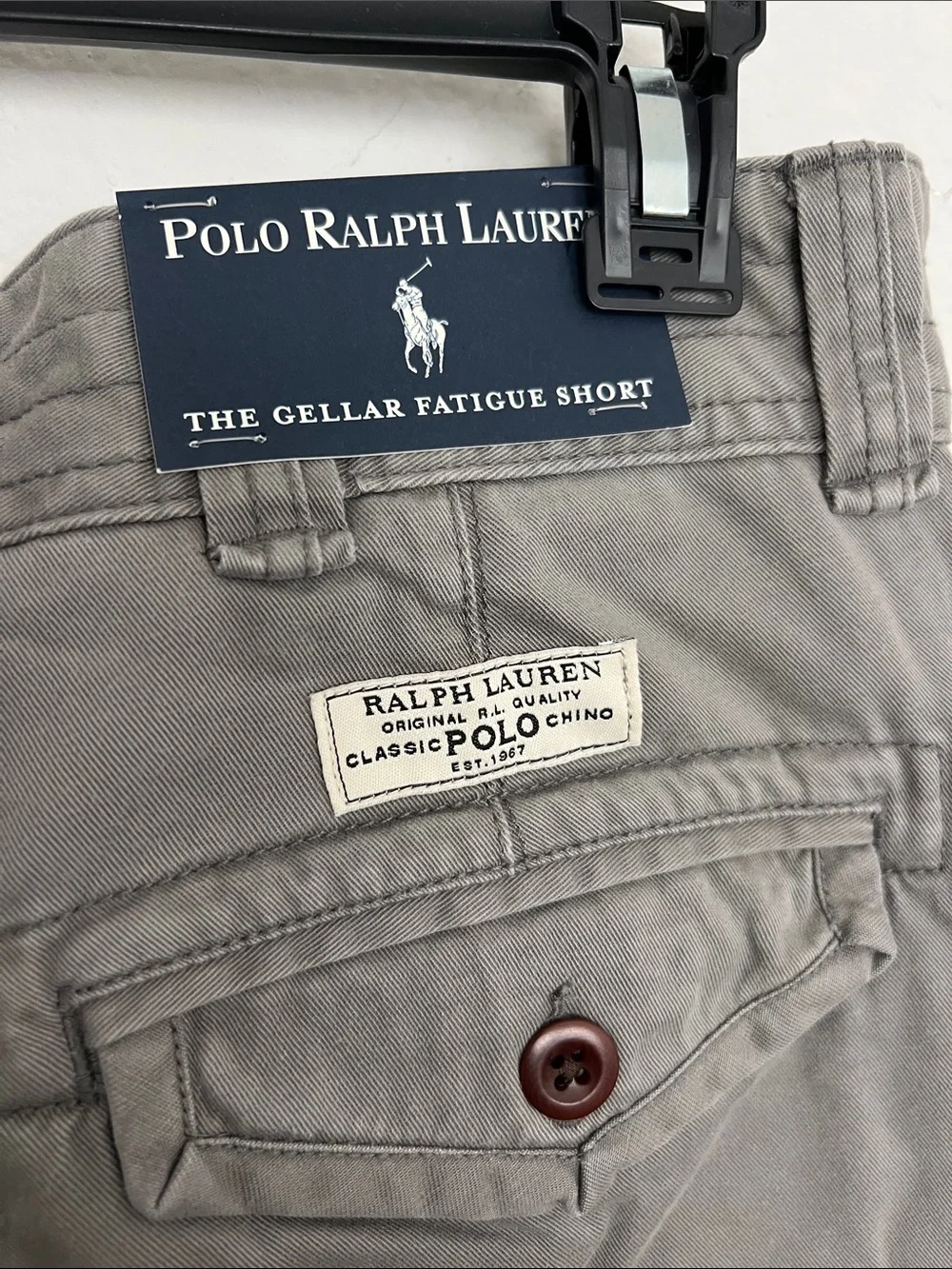 Polo by Ralph Lauren Gray Cargo Shorts - Multi-Pocket Utility