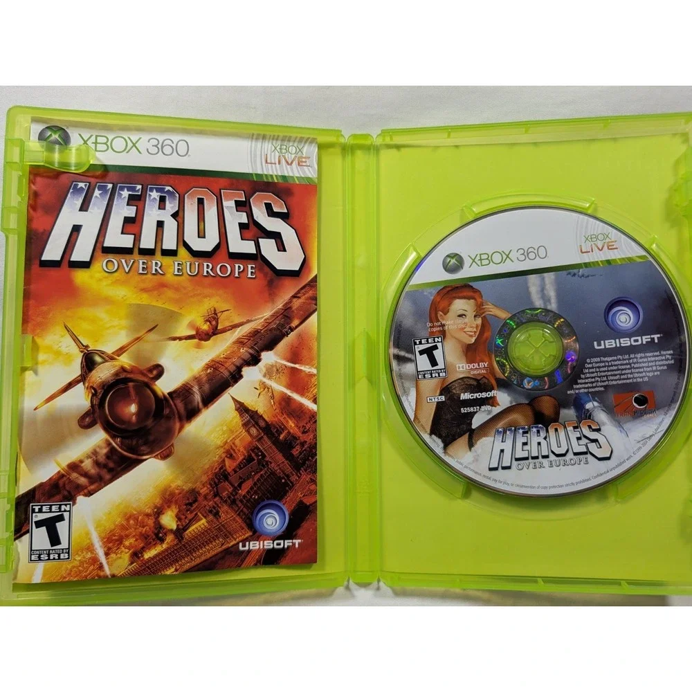 Heroes Over Europe Xbox 360 CIB Complete In Box Tested Game Case Manual Ubisoft