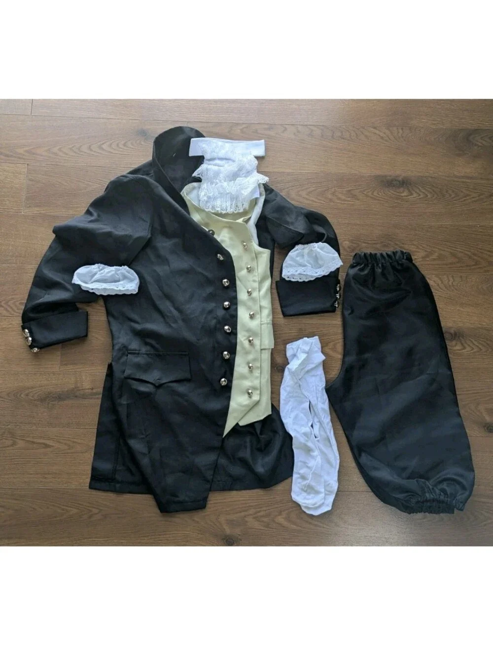 Colonial Era George Washington Boys 6 Piece Costume Childs Size 12 GUC