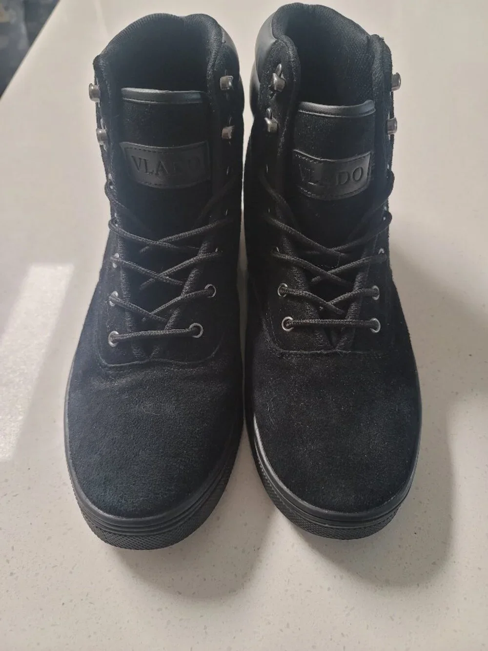 VLADO 'MILO' Black Suede Hi-Tops Boot-Sneakers IG-2710-2 Size 11 Men's Brand New