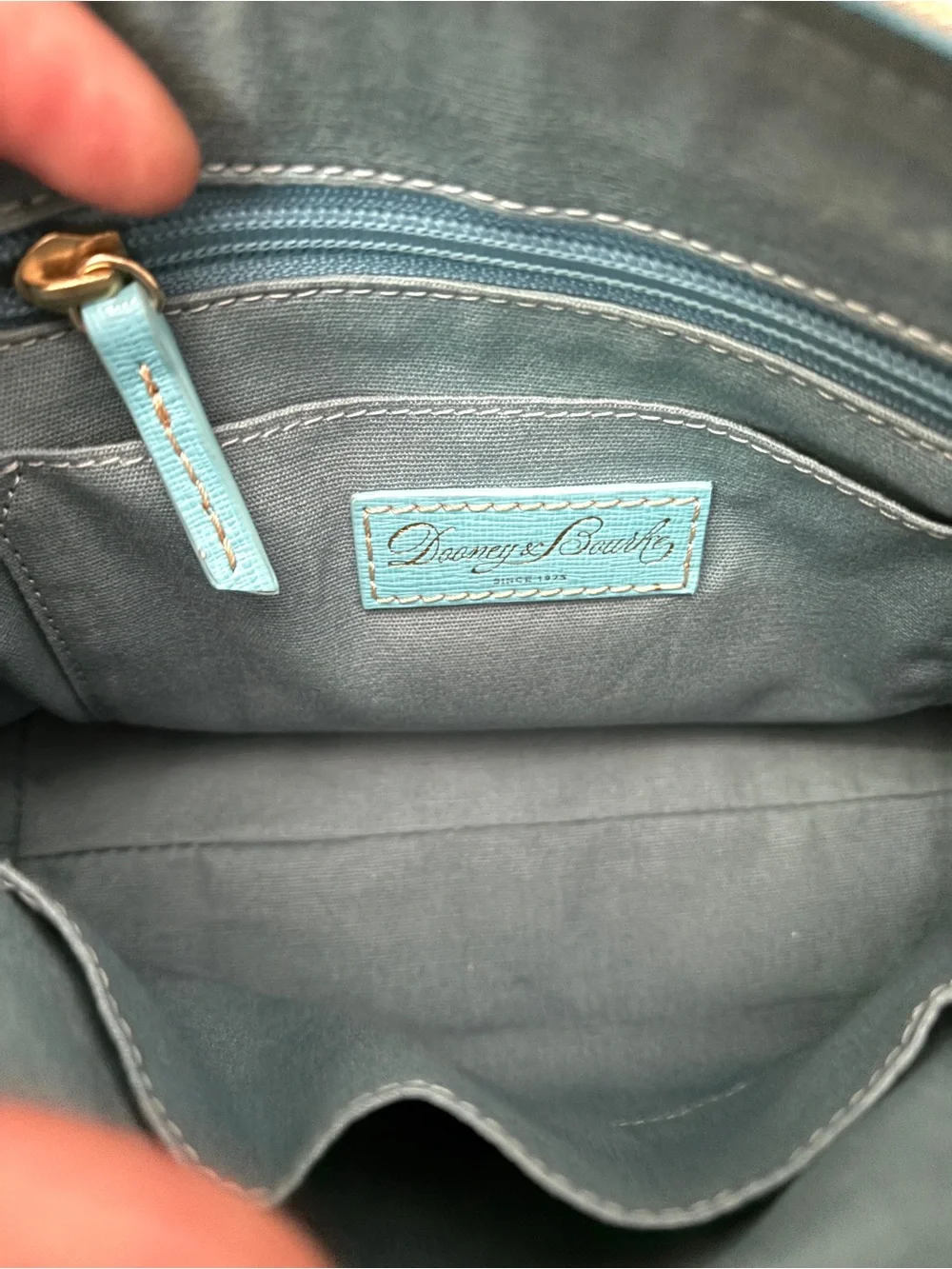 Dooney & Burke Suki Snow Cone Pattern Crossbody Bag Blue Limited Edition