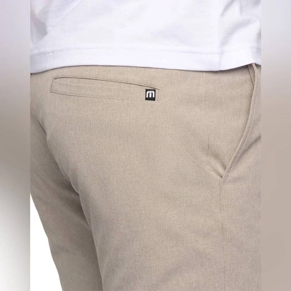 Travis Mathews Lightweight Khaki Beck Shorts, Size 33
