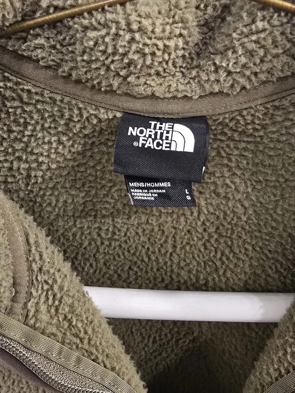 The North Face Olive Green Fleece Jacket