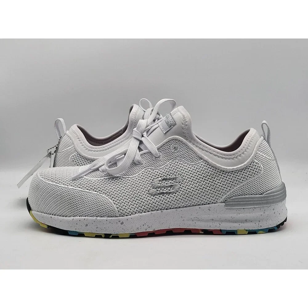 Skechers Bulkin Balran Womens‎ Size 7 Work and Safety Shoes 108033 White