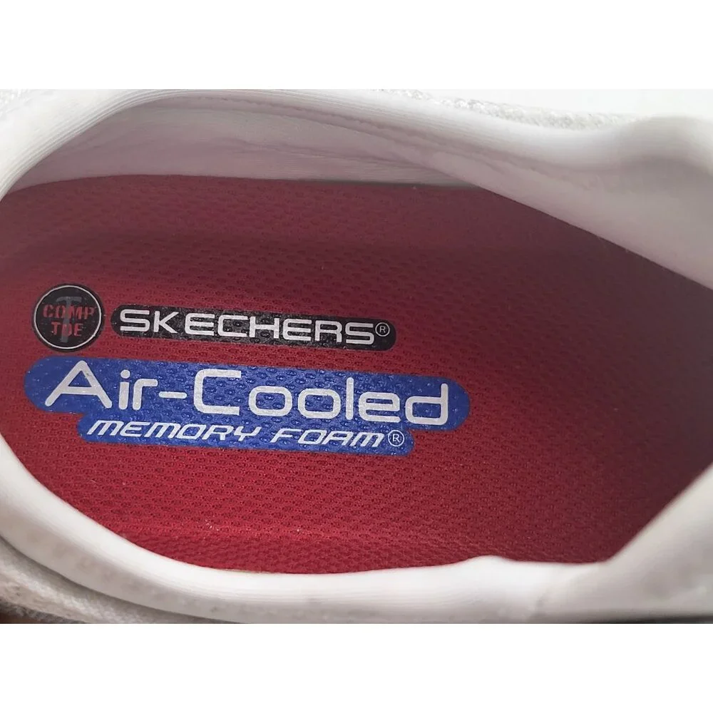 Skechers Bulkin Balran Womens‎ Size 7 Work and Safety Shoes 108033 White