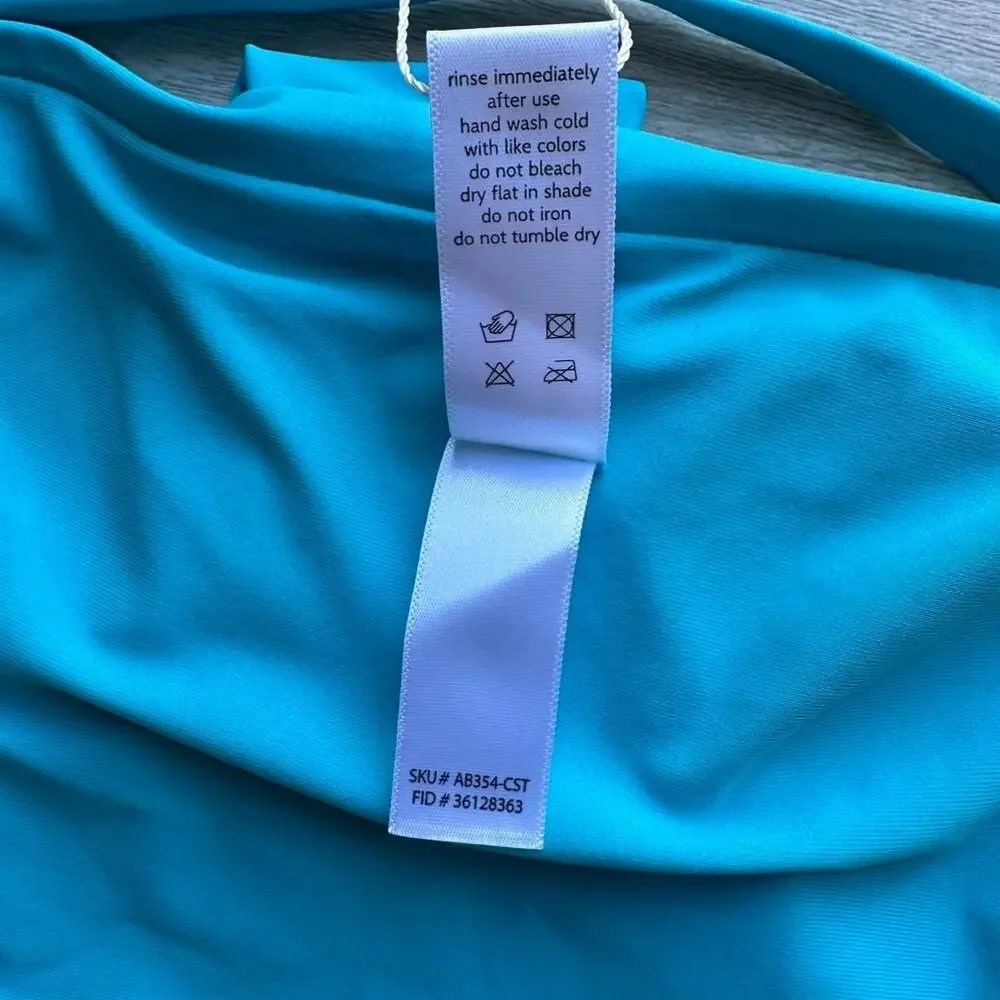 andie swim the riviera bikini bottom women bright blue large