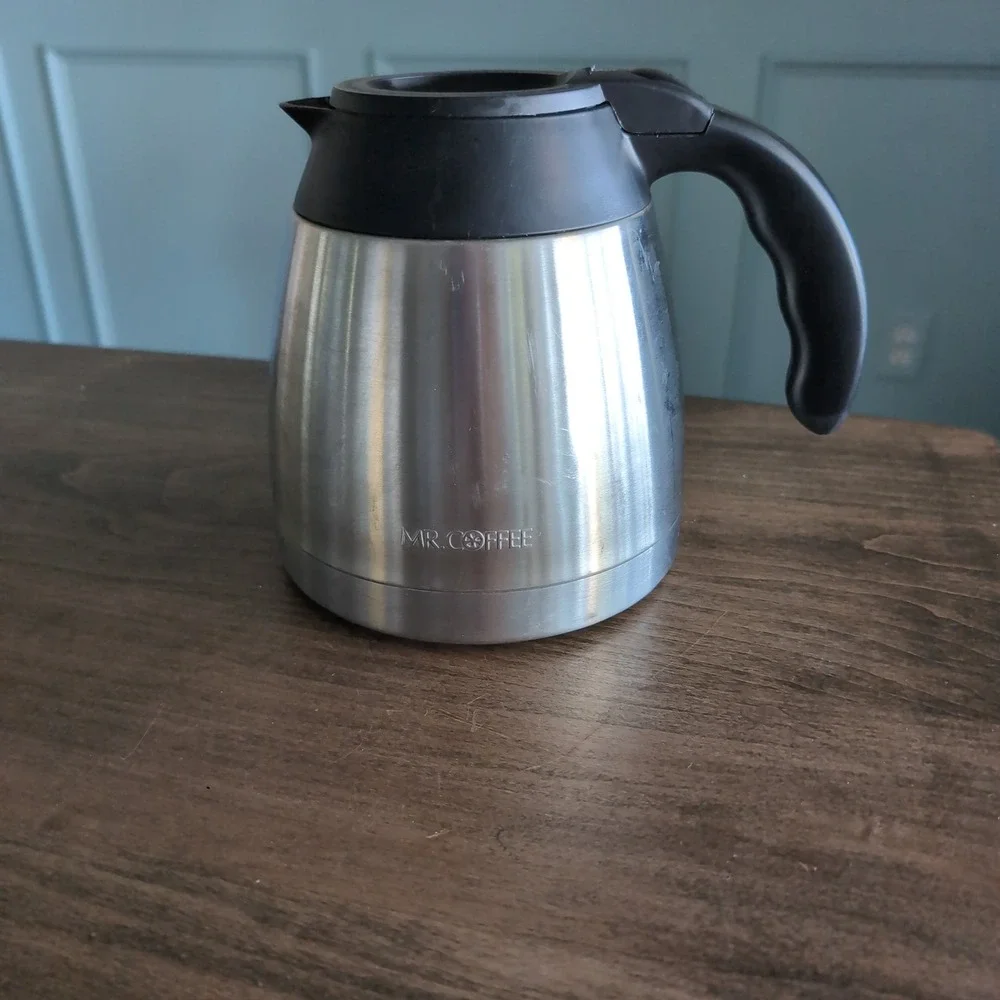 Mr. Coffee Thermal Carafe 10 Cup Silver Stainless Steel Insulated Pot