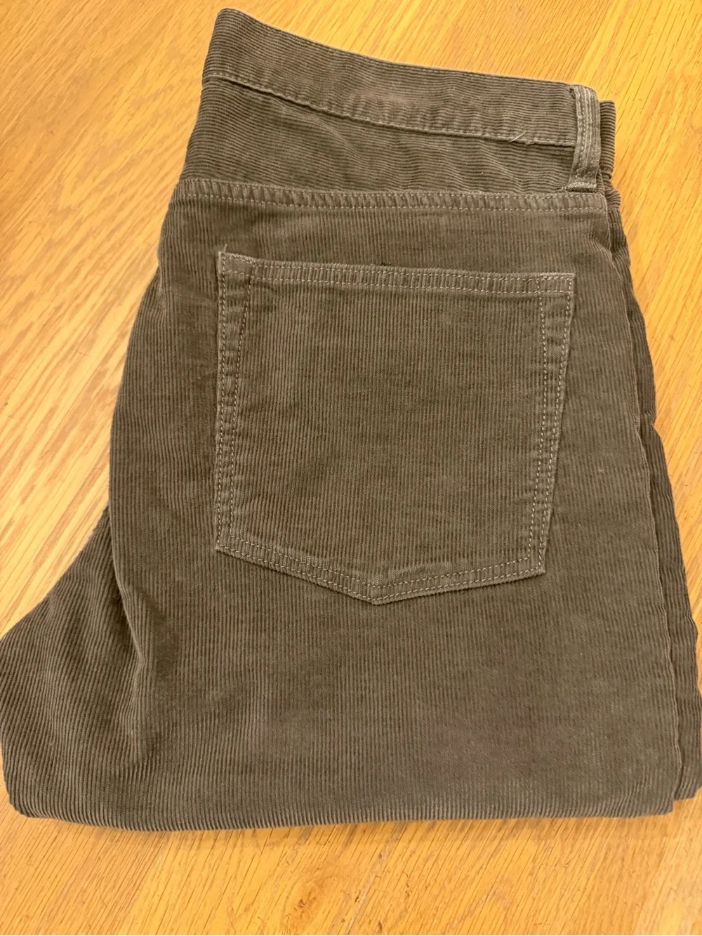 J. Crew 770 Straight Corduroy Pants in Grey
