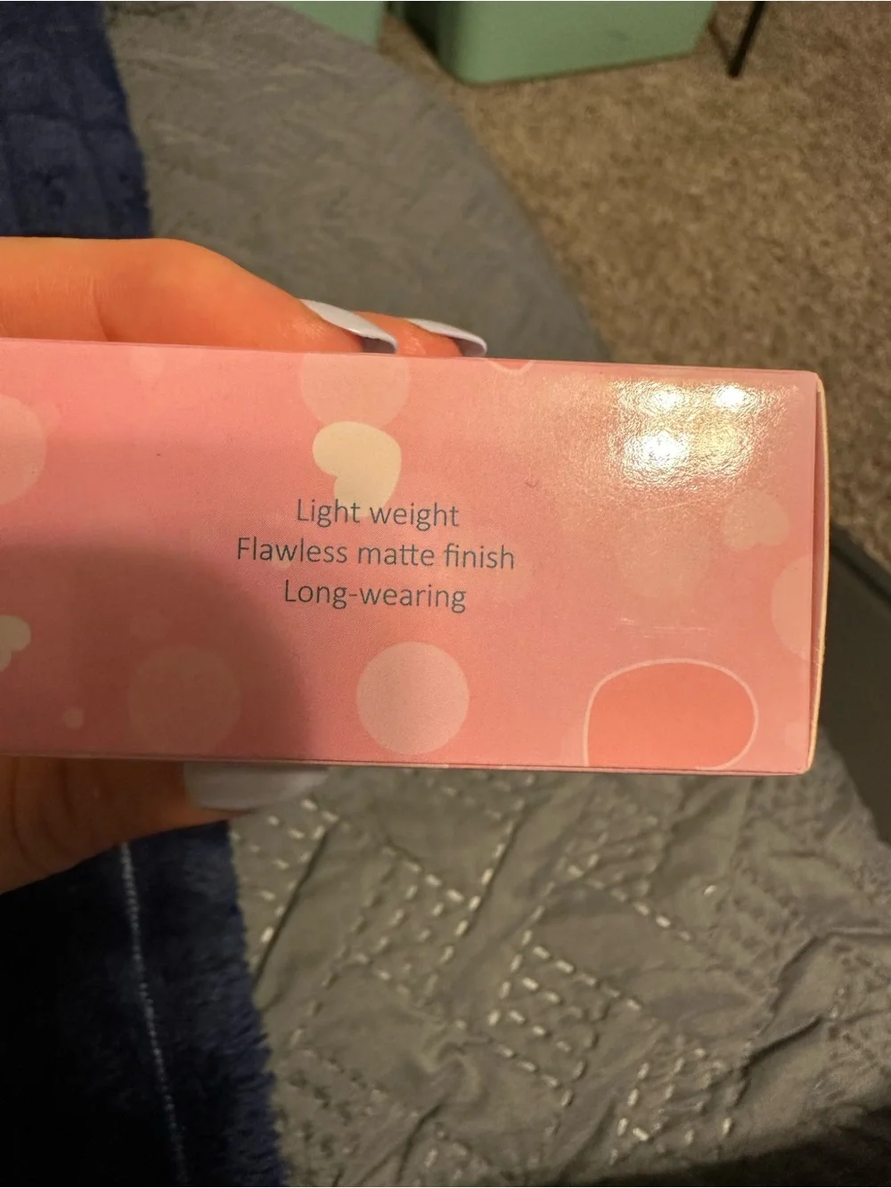 Chocolate setting powder
