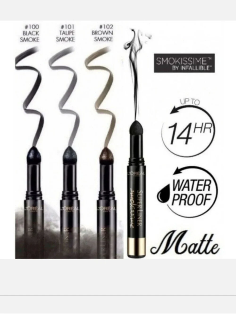 L'Oreal Paris Super Liner Smokissime 105 Blue Smoke FROM UNITED KINGDOM
