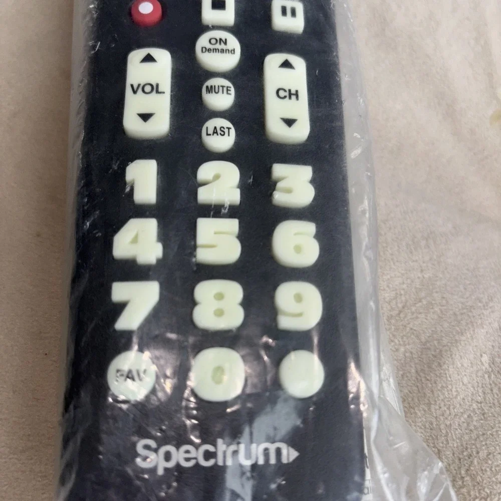 Spectrum Cable TV UR3-SR3S Remote Control Glow‎ in the Dark Big Button New  3609